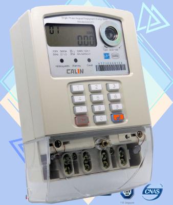China Load Switch Single Phase Electric Meter , Prepayment Electricity Meters for sale
