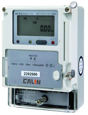China Backlit LCD Display Prepaid Electricity Meters , Residential Electric Meters for sale