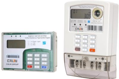China Footprint  Private Wireless Electricity Meter with CIU UIU , STS Prepaid Meters for sale