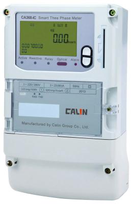 China IC Card Polyphase Prepaid Electricity Meters With Iec Standard Load Profile Modular for sale
