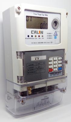 China STS Commercial 3 Phase Electric Meter , Prepayment Electricity Meters for sale