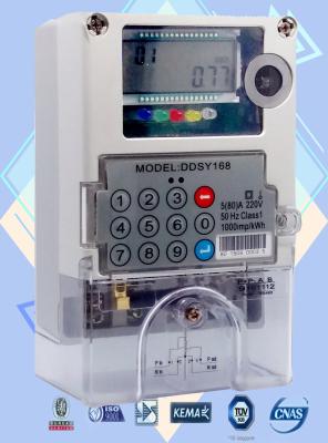 China Single Phase Smart Electric Meters Two Wire Commercial STS Keypad Meter for sale