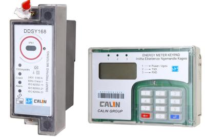 China Split Type STS Prepaid Meters , Din Rail Power Meter With Ciu Pole Mounting for sale