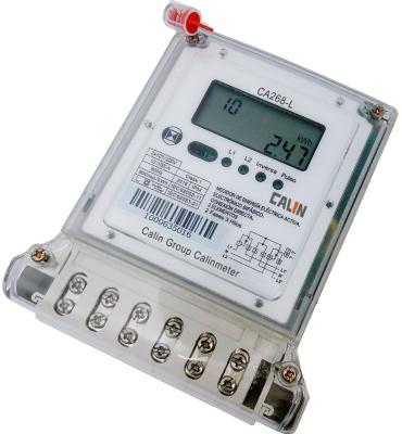China Multi - Tariff 2 Phase Electric Meter , Bi - Directional Customized Kwh Power Meter for sale