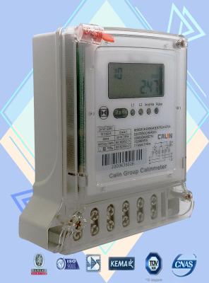 China IEC Standard 2 Phase Electric Meter , Three Wire Prepayment Electricity Meters for sale