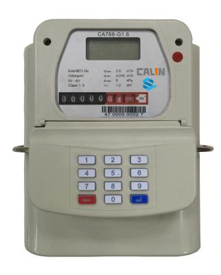 China STS Steel Prepaid Gas Meter for sale