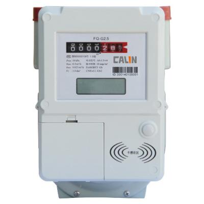 China Compliant Contactless IC Card Prepaid Gas Meter With Lcd Display , Lightweight for sale