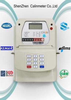 China White STS Compliant Prepaid Gas Meter Keypad Gas Meter Diaphragm for sale