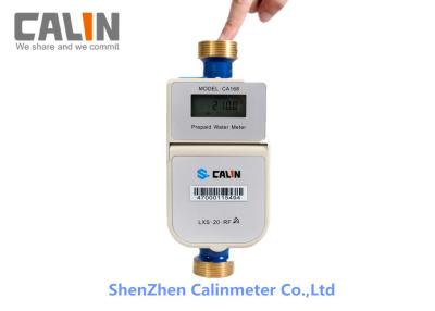 China RF Communication High Accuracy Prepaid Water Meter with AMI/AMR System split design for sale