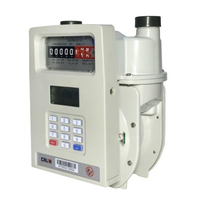 China Domestic GPRS Remote Reading Prepaid Gas Meter With AMR / AMI System for sale