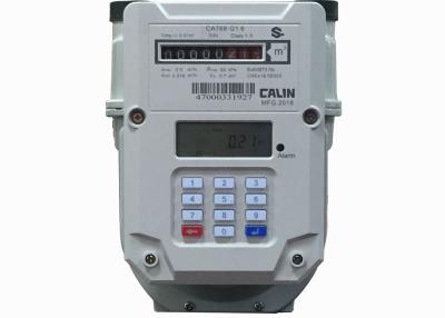 China Anti Magnetic Interface STS Gas Prepayment Meter Aluminum Body for sale