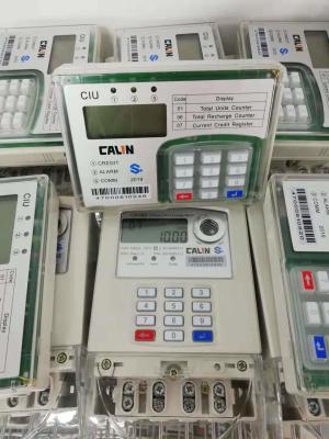 Chine Le STS a dédoublé le type compteur à gaz de paiement d'avance une communication sans fil de la phase GPRS à vendre