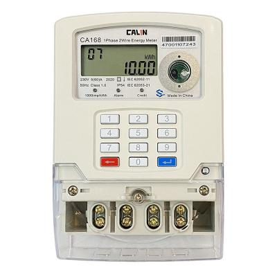 China RF Module 230Volt Prepaid Electricity Meters For Rual Electrification for sale
