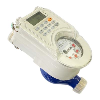 China R80 Class B Wet Dial Prepaid Water Meter Fraud Proof Plastic Body for sale
