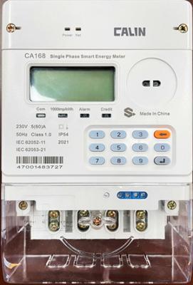 China Single Phase Electric Meter Wireless Single Phase LORAWAN Prepaid Kwh Meter With Vending System for sale