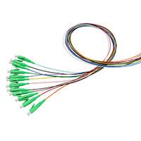 China Cable de la fibra de la coleta del Lc APC de 12 colores para los cuartos de la comunicación en venta