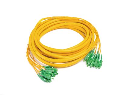 China Fiber Optic Patch Cord/ Fiber Optic Bundle Patch Cord/Stable Optical Properties/Good Exchangability/ LSZH/  Yellow/ for sale