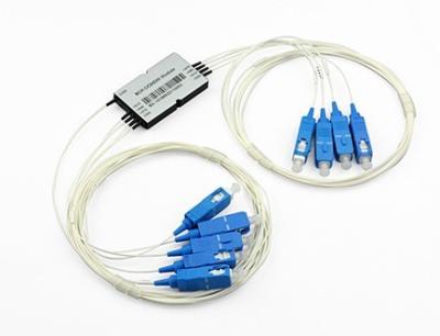 China Mini 4 / 8 Channel Cwdm Mux Demux Module With 900mm Loose Tube for sale
