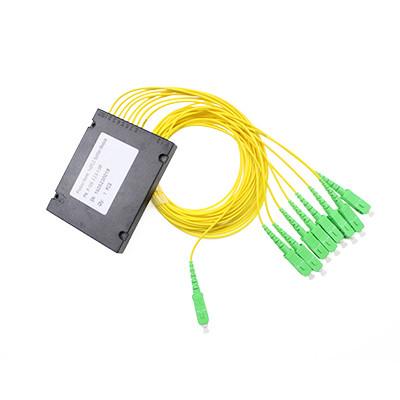 China Customized ABC Box 1x8 PLC Splitter SC / LC , FC / ST For FTTH for sale