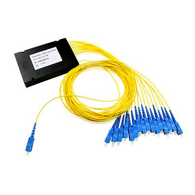 China ABS Box Type 1x16 Fiber Optic Spliter Total Enclosed Structure for sale