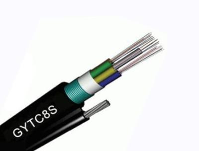 China GYTC8S self Supporting Aerial Cable , LSZH FRP Figure 8 Fiber Cable for sale