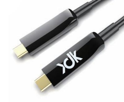 China Cabo ótico ativo flexível do PVC USB-C de XDK com USB3.1 Gen 2 10Gbps Transpeed à venda
