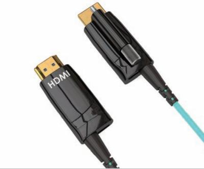 China Cable óptico activo de XDK 8K 60Hz HDMI 2,1 con el soporte de la pared de la cerradura del tornillo en venta
