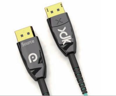 China 8K flexível DisplayPort ao apoio de cabo completo 300m da fibra AOC de DisplayPort 1,4 à venda