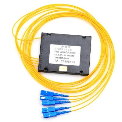 China 1260 - 1650nm Optic PLC Splitter For FTTH Solution for sale