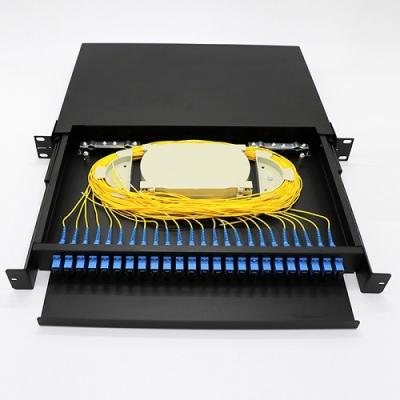 China 12 24 48 Port ABS ODF Patch Panel For FTTH Solution And  Telecom Communication for sale