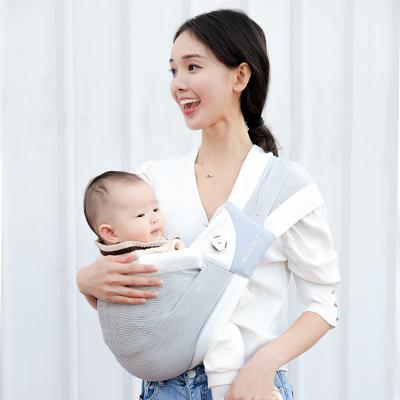 China Child Sling Pouch Wearable Infant Sling Carrier With Head Support Up To 35Lbs Weight Capacity zu verkaufen