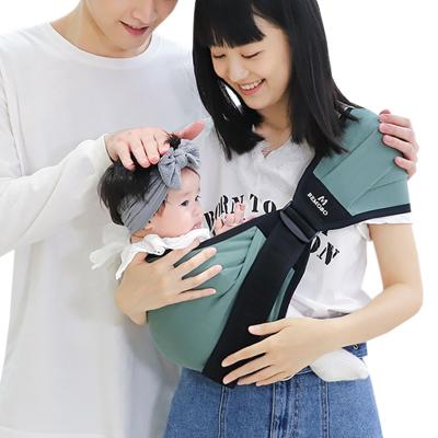 China Polyester / Cotton Newborn Infant Sling Carrier With Adjustable Straps for sale