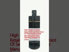 Sleek Retail Point Of Purchase Display Stands Customize Size High Impact Stand Alone Pos