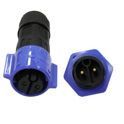 China Black Waterproof Wire Splice , M25 Waterproof Outdoor Cable Connector for sale