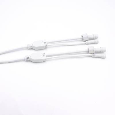 China El PVC eléctrico 250V del adaptador del cable de Y impermeabiliza los conectores para el vehículo en venta