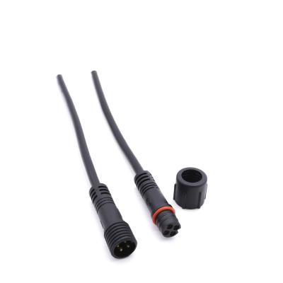 China Plastic 3 Pin E Bike Battery Connector , M11 Outdoor Wire Connector for sale