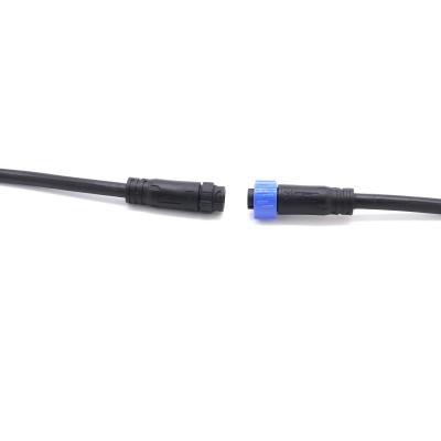 China Tipo conector de cable a prueba de mal tiempo, conector circular del adaptador de 3pin M16 en venta