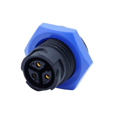 China M20 Ip67 Panel Mount Connector Self Locking Screw Male Outdoor For Led Light for sale