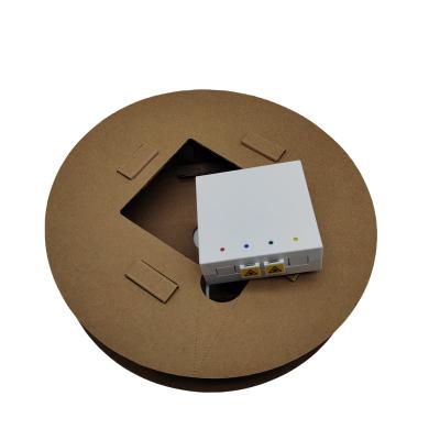 China 4 Port Pre Terminated Compact Fiber Termination Boxes Kit Outlet Box for sale