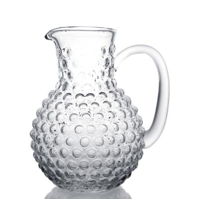 China Wholesale Bubble Collector Make Cheap Round Multifunctional Glass Pitcher for sale