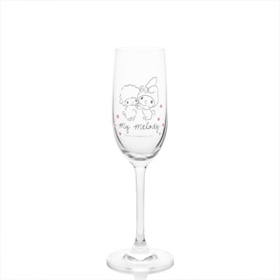 China Professional Custom Transparent Smooth Lead-Free Crystal Champagne Red Wine Glass for sale