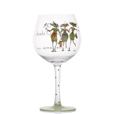 China Factory Supplied Top Quality Custom Wine Glass Goblet Wedding Glass Professional personalized popular wine glass à venda