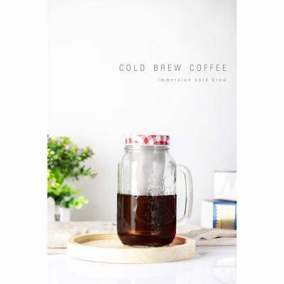 China Hot Sale Square Shape Cold Brew Coffer Maker Glass Jar with stainless steel filter for sale