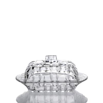 China Clear Classic Pattern High Quality Butter Dish en venta