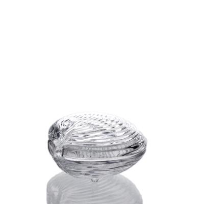 China Shell Shape Creative Kitchen Tabletop Wholesale Factory Price High Quality Clear Butter Dish Set for sale