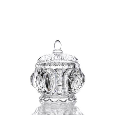 China China Wholesale Eco-Friendly Pattern Clear Transparent Candy Storage Canister for sale
