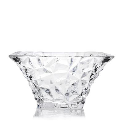 China Hot selling High Quality Clear Ice Cube Collection Transparent Square Bowl en venta