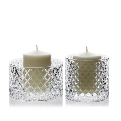 China Factory Direct Transparent Candle Holder Tealight Set for party wedding decoration for sale