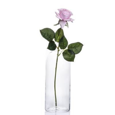 China Wholesale High Quality Wedding Decorative Clear Glass Vase en venta