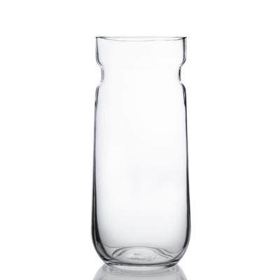 China Wholesale Home Decorative Clear Flower Glass Vase factory à venda